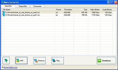 MovieToolbox MPEG converter screenshot